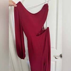 Lulus One Shoulder Jumpsuit